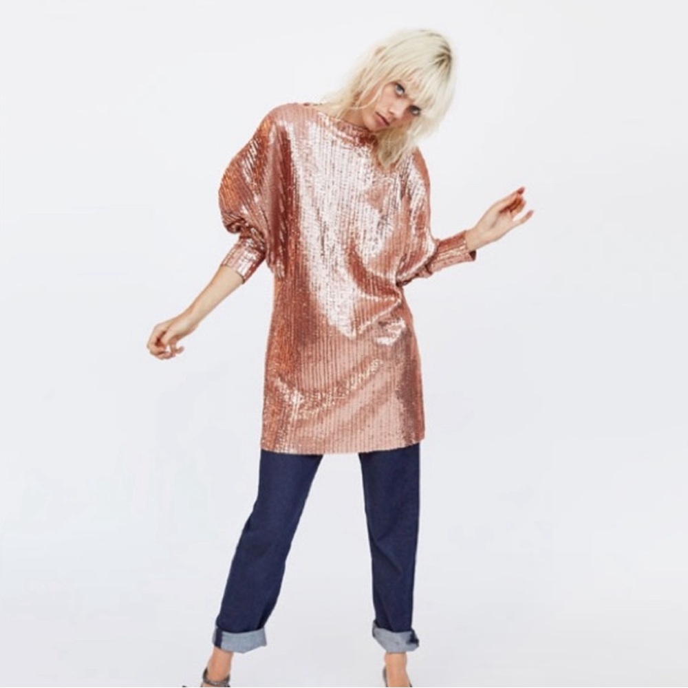 NWT: Zara Trafaluc Size Small Midi Dress